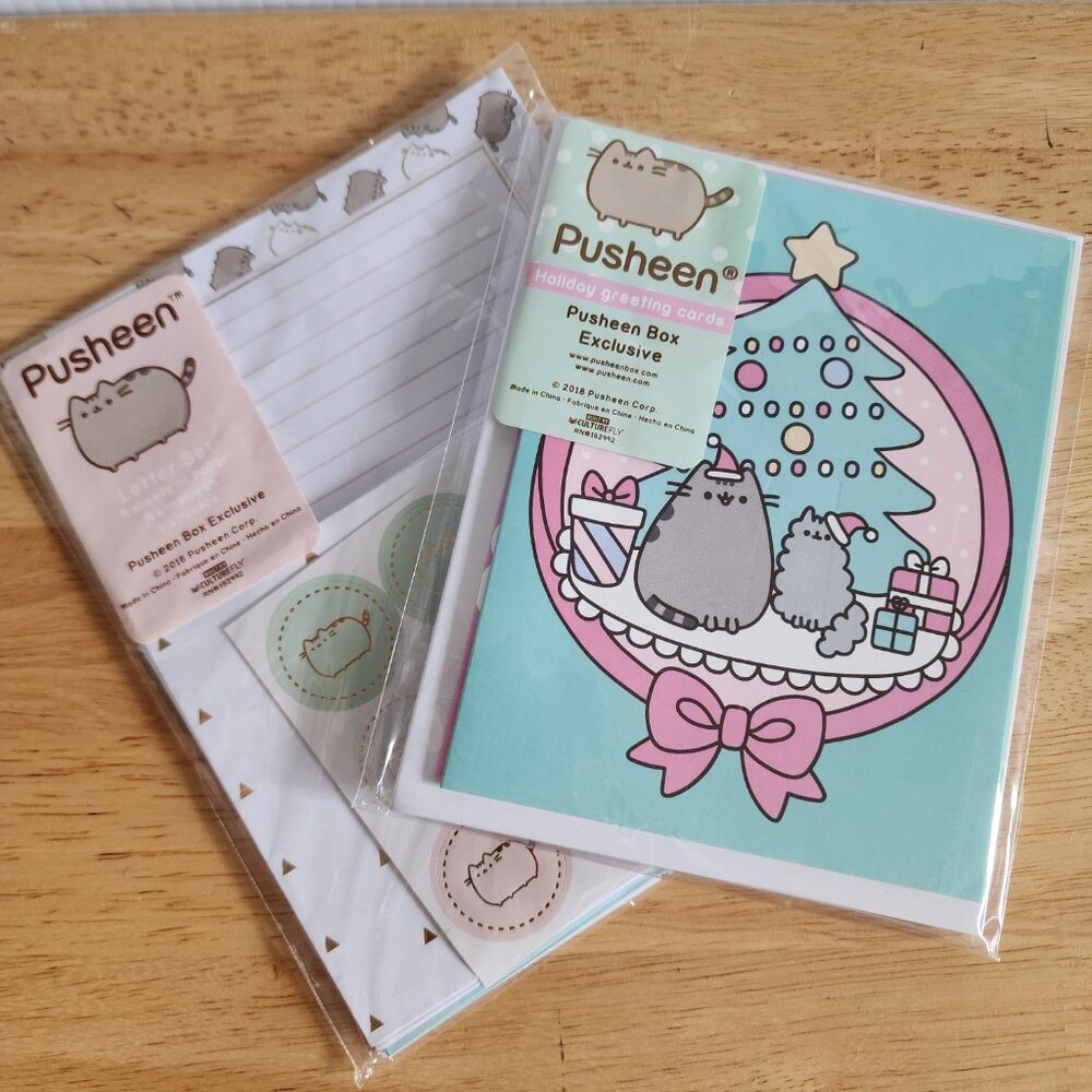 NWT Pusheen (Box Exclusive) Letterset and Greetting Cards